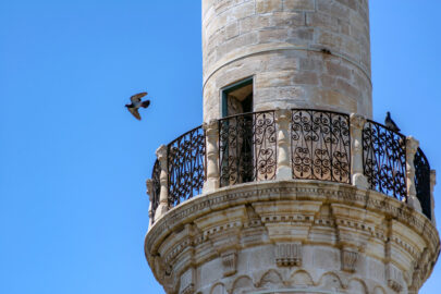 Balcony of a minaret. Kebir mosque. Larnaca - 9251.pics