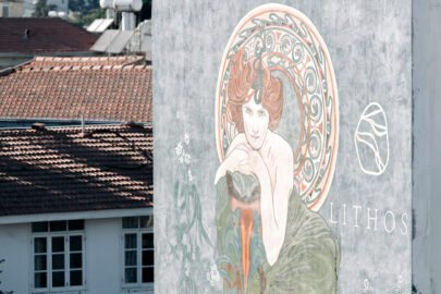 Alphonse Mucha-inspired mural - 9251.pics