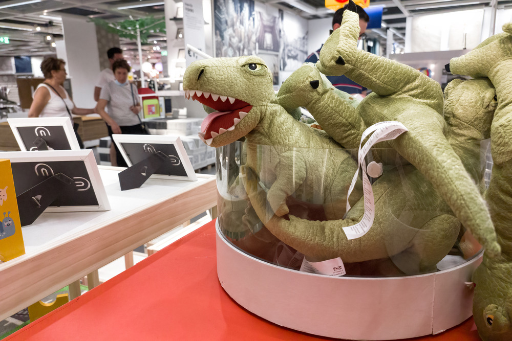 Dinosaur toy in IKEA - 9251.pics